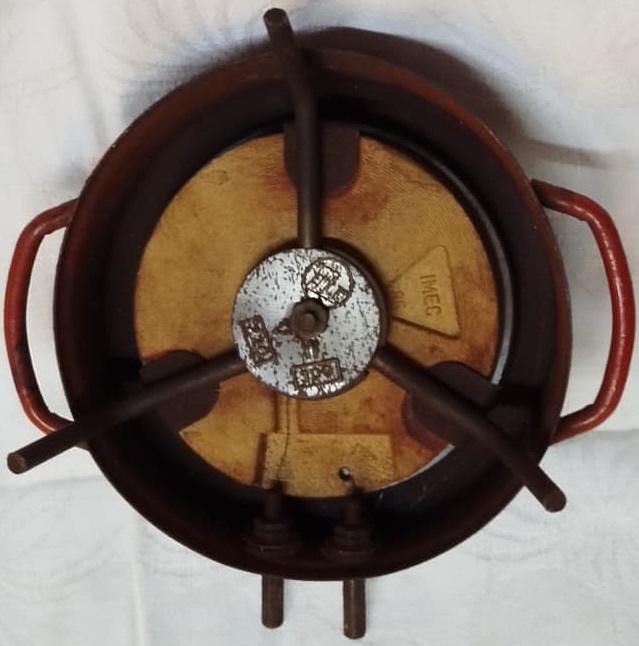 METAL KASA AYAKLI ELEKTİRİKLİ TİRYAKİ KAHVE PİŞİRİCİ VE ISITICI UFAK OCAK  