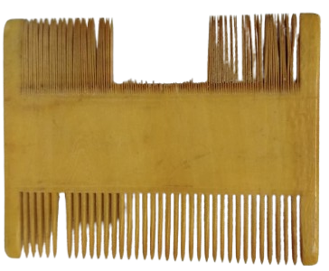 OSMANLI TAMAMI ELDE YAPILAN FİL DİŞİ TARAK BİRAZ DİŞİ KIRILMIŞTIR BİT TARAGI VE GELİN  TARAGI OLARAK TANINIR