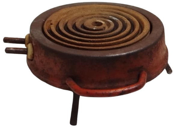 METAL KASA AYAKLI ELEKTİRİKLİ TİRYAKİ KAHVE PİŞİRİCİ VE ISITICI UFAK OCAK  