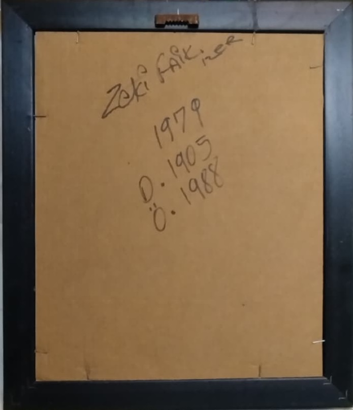 ZEKİ FAİK İZER (1905-1988) İMZALI BUZ PATENİ YAPAN CİFT PASTEL BOYA CALIŞMA