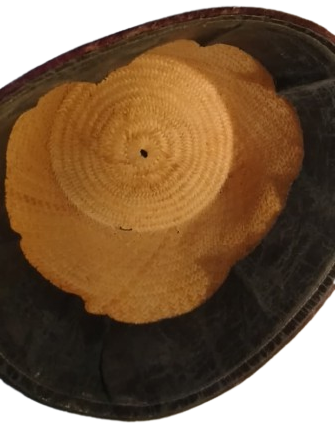 1826 OSMANLI ORJINAL BORDO SALLAMA PUSKULLU FES İC ASTAR HASIR ORME 