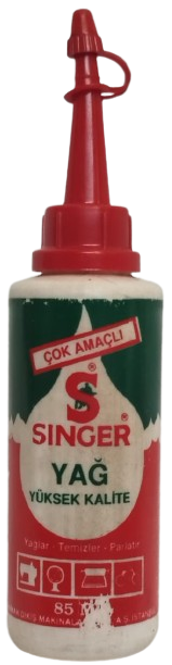 COK AMACLI SINGER YAG YUKSEK KALITE YAGLAR TEMİZLER PARLATIR POMPALI PLASTİK KUTUDA