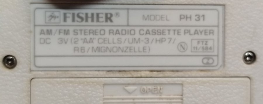 FISHER AUTO REVERSE GRAPHIC EQUALIZER STEREO ANTI ROLLING MECHANISM WALKMAN AM FM STEREO RADIO CASSETTE PLAYER VOLKMEN