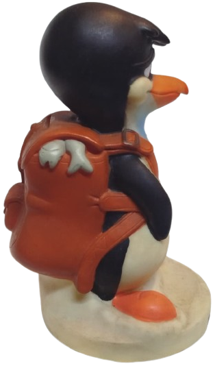 DENİZBANK SIRT CANTALI GEZGİN PELİKAN PLASTİK KUMBARA 