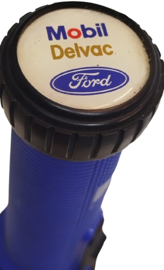 MOBİL DELVAC FORT TARAFINDAN İSTASYONLARA BIRAKILAN HEDİYE OLARAK DAGITILAN PİLLİ FENER MAVİ PLASTİK