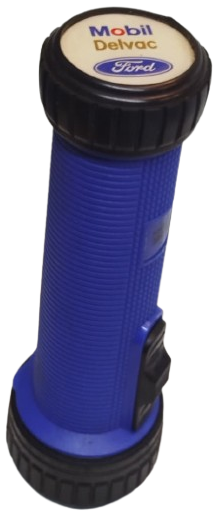MOBİL DELVAC FORT TARAFINDAN İSTASYONLARA BIRAKILAN HEDİYE OLARAK DAGITILAN PİLLİ FENER MAVİ PLASTİK