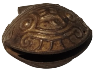 OSMANLI BRONZ ÜZERİ İSLEMELİ GORA CAN GENELDE GELDİGİ BELLİ OLMASI İCİN EVCİL HAYVANLARDA KULLANILAN