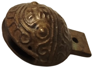 OSMANLI BRONZ ÜZERİ İSLEMELİ GORA CAN GENELDE GELDİGİ BELLİ OLMASI İCİN EVCİL HAYVANLARDA KULLANILAN