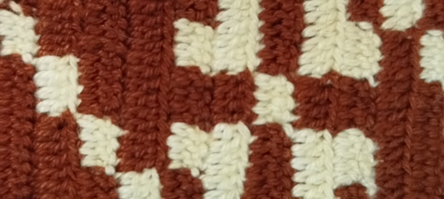 OSMANLI GELİN KAR TENE DESENLİ KAHVE KREM TONLARDA ELBİSE UZERİ EL ORGU SACAKLI PUSKULLU KEMER