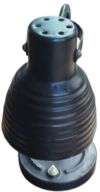 1950 FRANSIZ METAL SİYAH İTALYAN MASA LAMBASI 220 VOLT