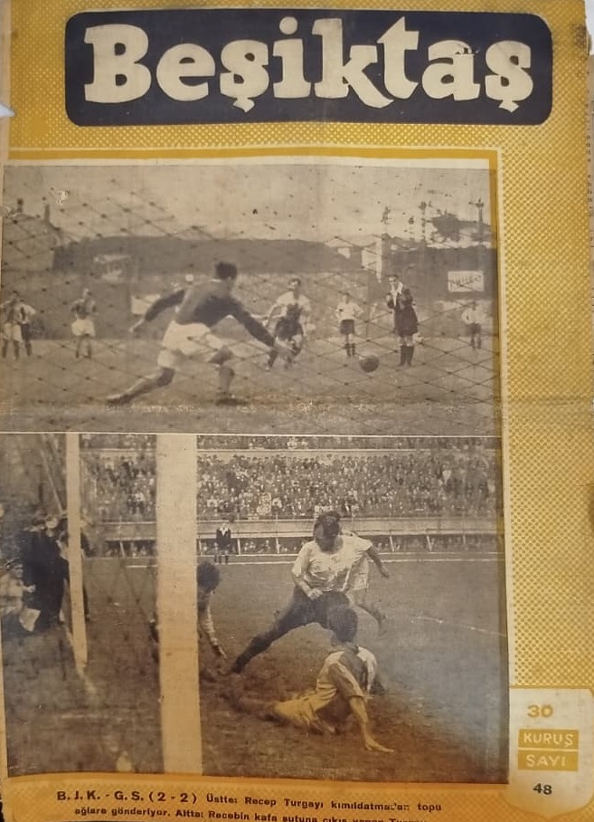 1952 BESİKTAS HAFTALIK SPOR MECMUASI 10 KASIM  SAYI 48