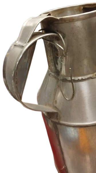 GALVANIZ SEYYAR KAPI KAPI GEZİCİ MAHALLE SUTCU GUGUMU VE 250 GR OLCEK KABI