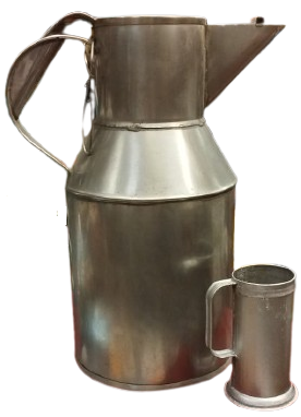 GALVANIZ SEYYAR KAPI KAPI GEZİCİ MAHALLE SUTCU GUGUMU VE 250 GR OLCEK KABI