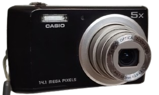 CASIO 14.1 MEGAPIXELS LİON BATTERY WİDE 5 X ZOOM  DİJİTAL MAKİNE ORJINAL 