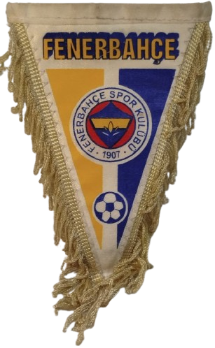 SACAKLI FENERBAHCE SPOR KULUBU 1905 SARI LACİVERT BAYRAGI