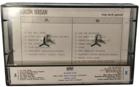 KUCUK HASAN VAY DELİ GONLUM ORJINAL KAYIT KASET