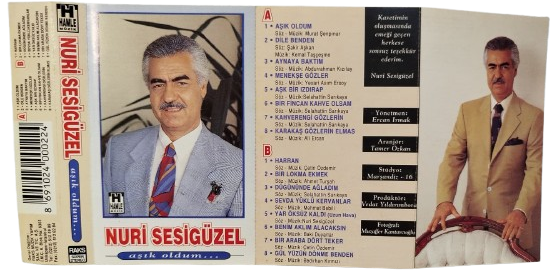 NURI SESİGUZEL ASIK OLDUM KASET ORJINAL KAYIT 