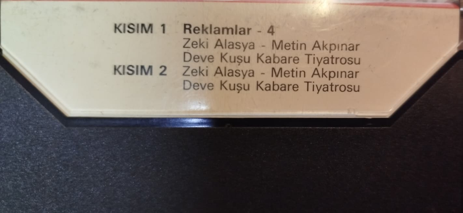 REKLAMLAR 4 ZEKİ ALASYA METİN AKPINAR MİNARECİ ALMAN KAYIT 