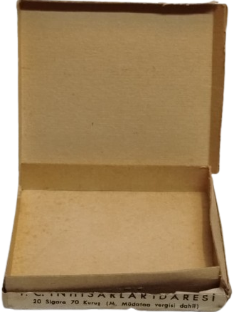YENİCE T.C. İNHİSARLAR İDARESİ 20 SİGARA 70 KURUS M.MUDAFAA VERGİSİ DAHİL BOS PAKET