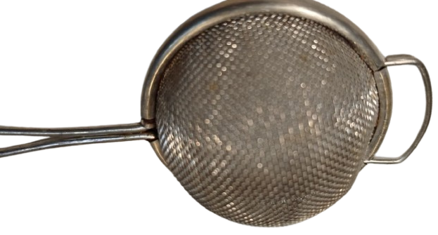 KROM TELDEN YAPILMIS TİRYAKİ CAY SUZGECİ