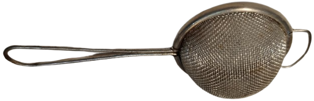 KROM TELDEN YAPILMIS TİRYAKİ CAY SUZGECİ