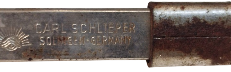 1940 TOOL STEEL TEMPERED CARL SCHLIEPER SOLİNGEN MADEIN GEMANY COKLU ACACAK