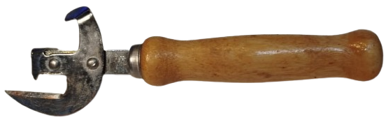 KONSERVE ACACAGI 1960 TOOL TENEKE KONSERVE ŞİŞE KAPAGI ACACAGI  KROM PASLANMAZ AHSAP SAPLI 