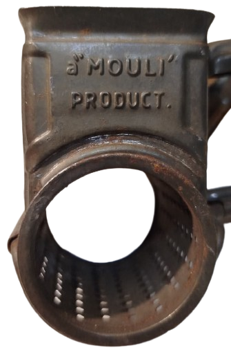 MOULI GRATER UZERİ KABARTMA PATENT BASKI NUMARALI MOULI MEKANİK EL İLE CEVİRMELİ RENDE 