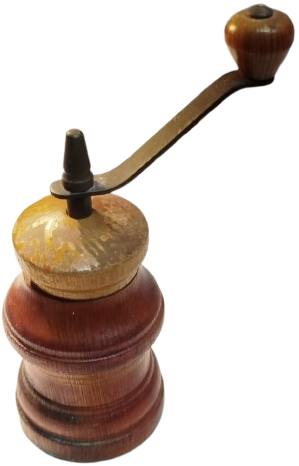 AHSAP KASA MEKANİK DEGİRMEN SEKLİNDE TASARLANMIS KAYA TUZU VEYA KARABİBER CEKME DEGİRMEN