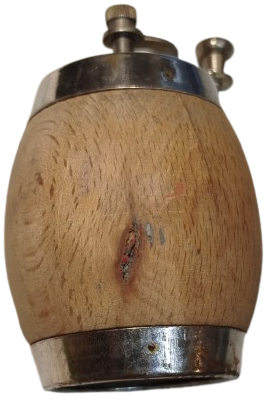 DOGU BLOK ULKELRİ URETİMİ AHSAP FICI SEKLİNDE TASARLANIP URETİLEN DEGİRMEN TUZLUK