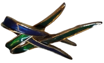 ALTIN KAPLAMA EL YAPIM OZEL TASARIM UZERİ SICAK MİNE MAVİ VE YESİL FARKINDALIK KUDELASI OZEL GUNLER İCİN