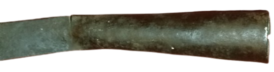 1940 SICAK EL DOGME CELİK NACAK TAHRA TEK PARCADAN SAPLI CALI TIRPANI