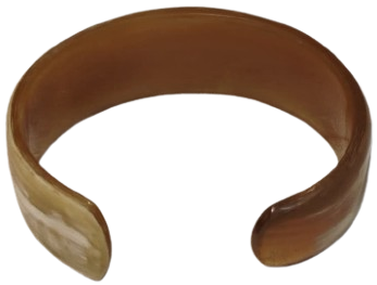 1970 VİNTAGE ORGANİK KAVİSLİ BOYNUZ UNISEX BİLEZİK