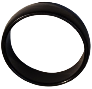 1970 VİNTAGE GALANİT  KOMUR KARASI BİLEZİK KALIN UZERİ BOMBELİ BOMBELİ