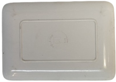 1970 HONG KONG MANZARASINI GÖSTEREN, DİKDÖRTGEN ŞEKİLLİ BİR HATIRA TABAĞI MELAMİN