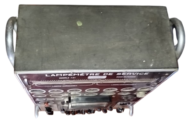 1950 CENTRAD MODEL 751 LAMPEMETRE DE SERVİCE,VAKUM TÜPÜ RADİO TV LAMBA TEST CİHAZI 