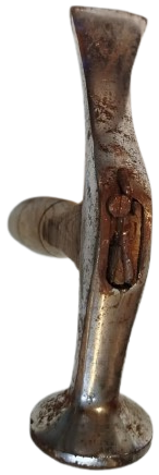 1950 METAL CELİK ÇEKİÇ AYAKKABICI TAMİRİ DERİ ÇEKİCİ AHSAP KISA SAPLI TORNADA CEKİLMİS 