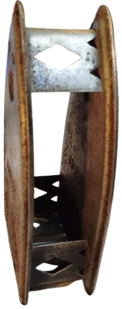 1950 THERMA UTU ALTI SICAK ÜTÜYÜ ÜZERİNE KOYMAYA YARAYAN CİFT KALTI METAL UTU ALTLIGI ÜTÜ NİHALESİ