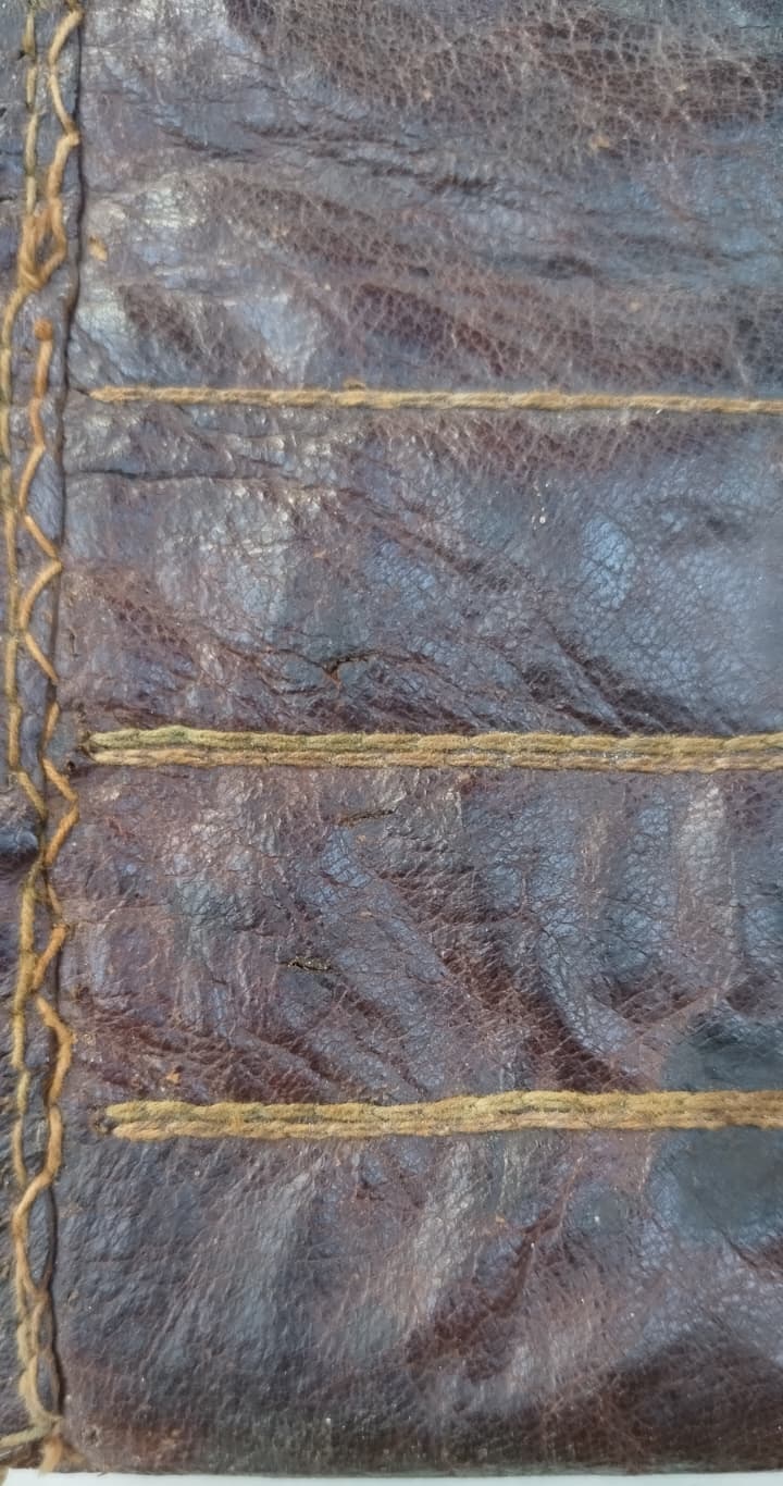 OSMANLI YORUK GOCER COBAN AZIK CANTASI DERİ VE KİLİMDEN HEYBE İCERSİNE YİYECEK KOYULUR EL YAPIM VE KOK BOYA