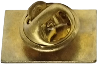 ALTI OK CHP DİKDORTGEN FORMDA CUMHURİYET HALK PARTİSİ PAPUCLU YAKA ROZETİ