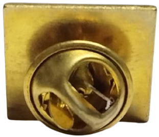 ALTI OK CHP KARE FORMDA CUMHURİYET HALK PARTİSİ PAPUCLU YAKA ROZETİ