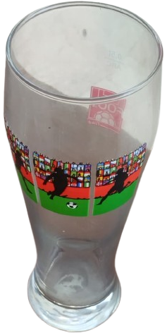 FOOTBOL OLİMPİYAT  CAM UZERİ BASKI BİRA FESTİVAL BARDAGI 0,5 L TEMASI FUTBOL