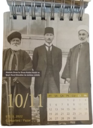 HER SAYFASI GAZİ MUSTAFA KEMEL PASA KONULU YAPTIKLARI YASAMI ANLATAN TAKVİM YAPRAKLARI