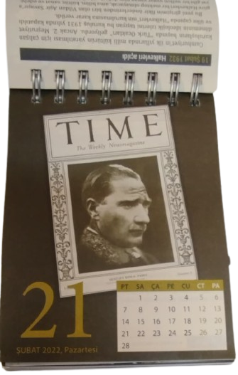 HER SAYFASI GAZİ MUSTAFA KEMEL PASA KONULU YAPTIKLARI YASAMI ANLATAN TAKVİM YAPRAKLARI