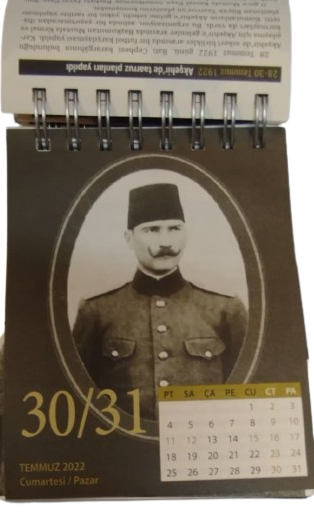 HER SAYFASI GAZİ MUSTAFA KEMEL PASA KONULU YAPTIKLARI YASAMI ANLATAN TAKVİM YAPRAKLARI