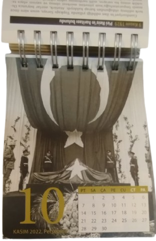 HER SAYFASI GAZİ MUSTAFA KEMEL PASA KONULU YAPTIKLARI YASAMI ANLATAN TAKVİM YAPRAKLARI