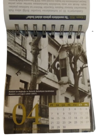 HER SAYFASI GAZİ MUSTAFA KEMEL PASA KONULU YAPTIKLARI YASAMI ANLATAN TAKVİM YAPRAKLARI