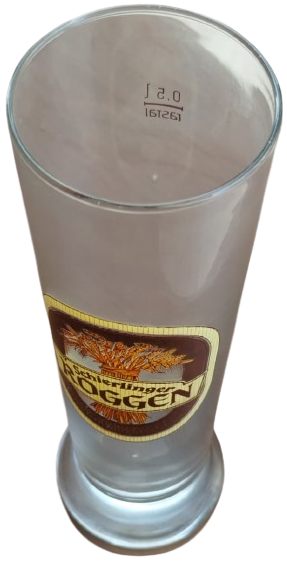 ROGGEN SCHİERLİNGER CAM UZERİ BASKI BİRA FESTİVAL BARDAGI 