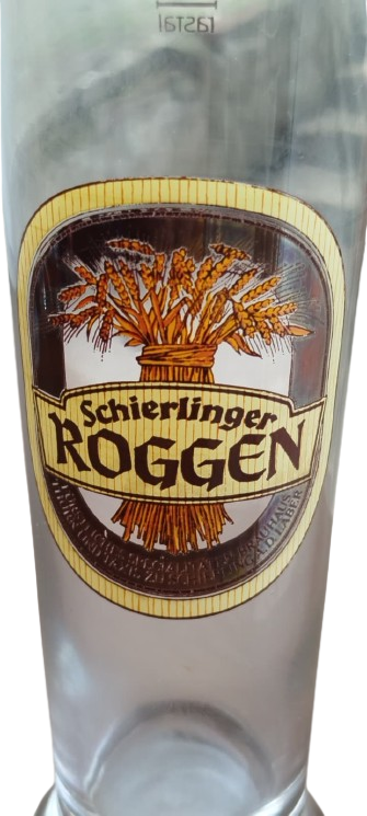ROGGEN SCHİERLİNGER CAM UZERİ BASKI BİRA FESTİVAL BARDAGI 