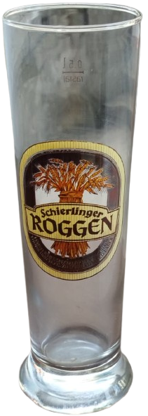 ROGGEN SCHİERLİNGER CAM UZERİ BASKI BİRA FESTİVAL BARDAGI 